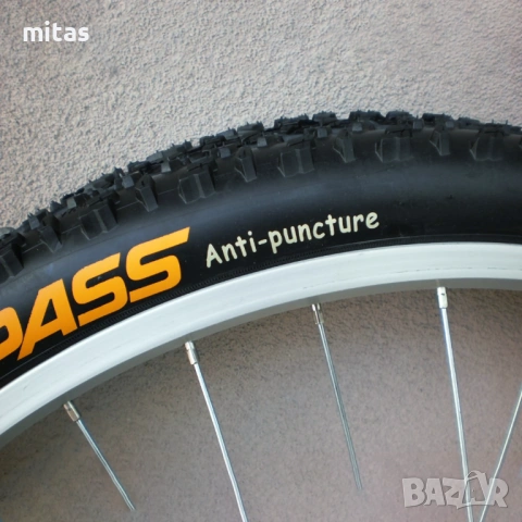 Външна гума за велосипед COMPASS (26 х 1.95) Защита от спукване - 3мм., снимка 8 - Части за велосипеди - 26136026