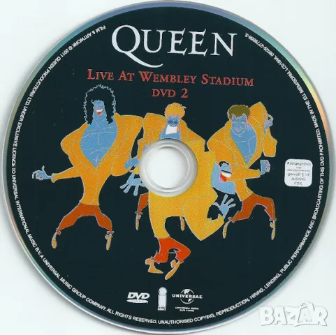 НОВО! Queen Live At Wembley Stadium 1986 2 DVD + 2 CD Юбилейно издание , снимка 5 - DVD дискове - 50318705