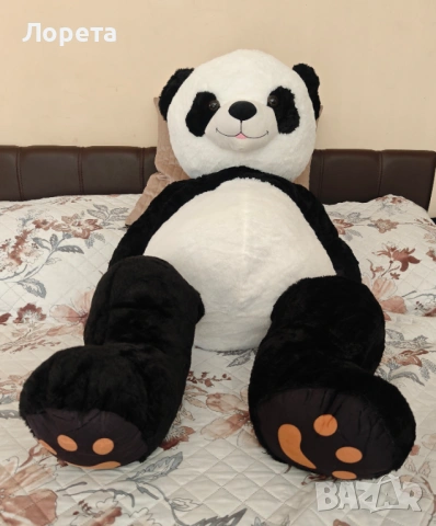 Голяма плюшена мечка - Панда 120 см, снимка 3 - Плюшени играчки - 53413177