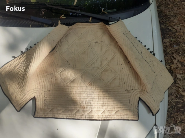 Стара възрожденска дреха елек елече антерия носия - черно, снимка 3 - Антикварни и старинни предмети - 53273434