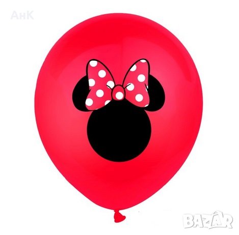 Голям балон с Мики и Мини маус 112см, снимка 5 - Други - 28945816