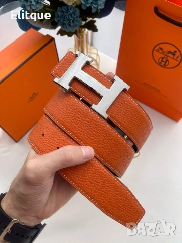 колани от естествена кожа в кутия hermes , снимка 10 - Колани - 53216874