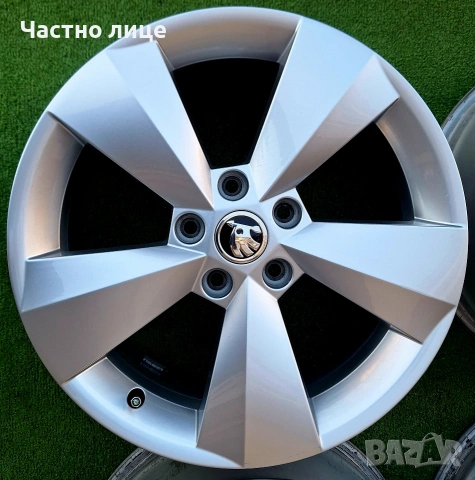 Продавам 4бр оригинални 17-ки джанти за Шкода Кодиак, Карок, Октавия, Супърб , снимка 2 - Гуми и джанти - 53622605