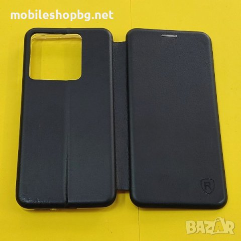 калъф за Xiaomi Redmi Note 13 Pro 5G страничен със силикон черен, снимка 1 - Калъфи, кейсове - 44275338