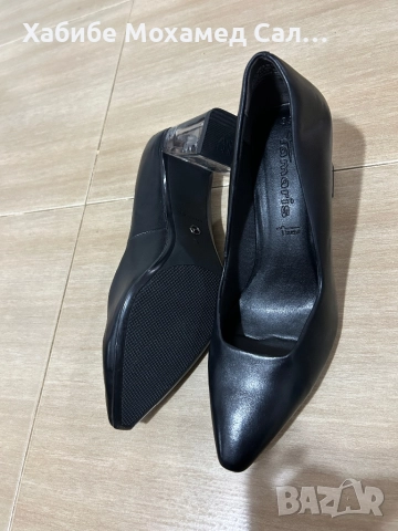 Официални обувки естествена кожа Tomaris, снимка 2 - Дамски обувки на ток - 52659139