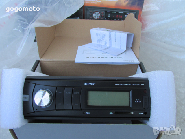 Радио MP3 плеър за кола DENVER USB SD AUX CAU-440 LCD DISPLAY MP3, снимка 8 - Аксесоари и консумативи - 36319903