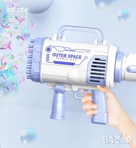 Базука за водни балончета/ Цвят: Син, Зелен, Лилав и Черен, снимка 6 - Други - 52796349