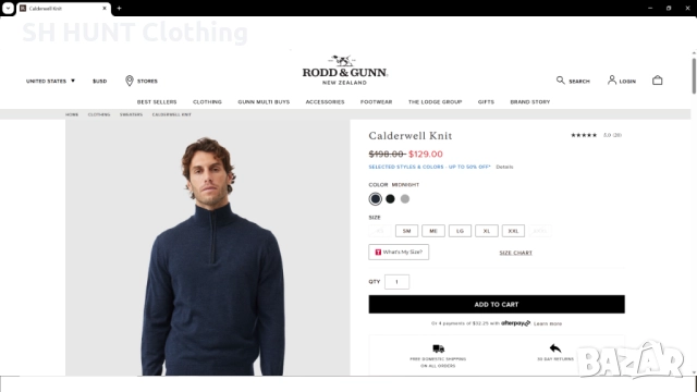 RODD & GUNN 100% Extra Fine Merino Wool размер M блуза 100% Мерино вълна - 1495, снимка 2 - Блузи - 52492622