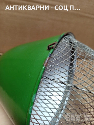 Соц Стара Емайлирана Лампа. Номер 590., снимка 5 - Антикварни и старинни предмети - 53205679