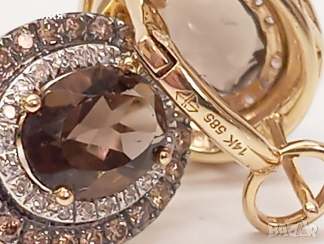 Руско злато , снимка 3 - Обеци - 53674376