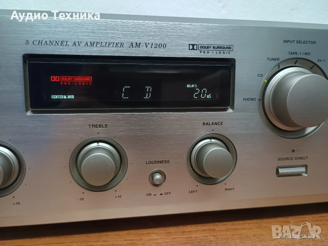 5 канален ресивър AKAI AM-V1200. Перфектен! Супер звук! Изпращам видео. , снимка 5 - Ресийвъри, усилватели, смесителни пултове - 53291029