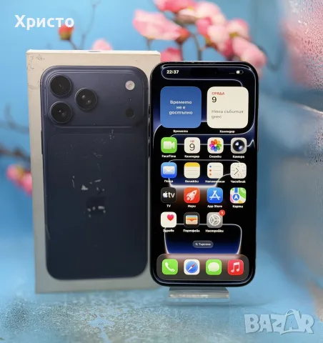 ГАРАНЦИОНЕН!!! Apple iPhone 17 Pro Max, 256GB, 5G, Deep Blue, снимка 2 - Apple iPhone - 56015122
