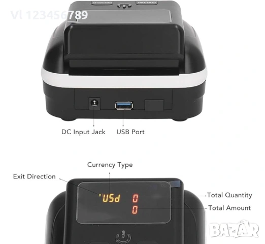 Детектор за фалшиви банкноти STS AL-130, снимка 7 - Друго търговско оборудване - 53477263