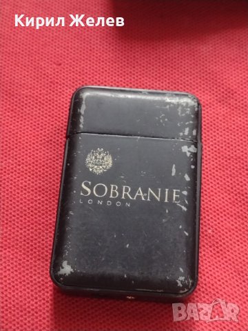 МЕТАЛНА ЗАПАЛКА SOBRANIE LONDON РАБОТИ МНОГО КРАСИВА СТИЛЕН ДИЗАЙН 7449, снимка 7 - Запалки - 39035309