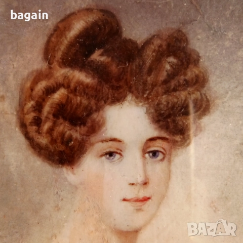 Уникален портрет върху слонова кост., снимка 4 - Картини - 52621954