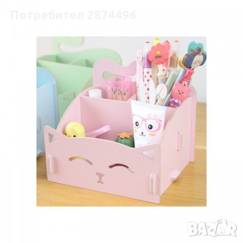 1940 Малък органайзер за детска стая с дизайн Коте, снимка 4 - Други стоки за дома - 35738721