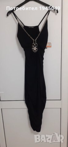 Дамска елегантна рокля - С размер, снимка 3 - Рокли - 50517326