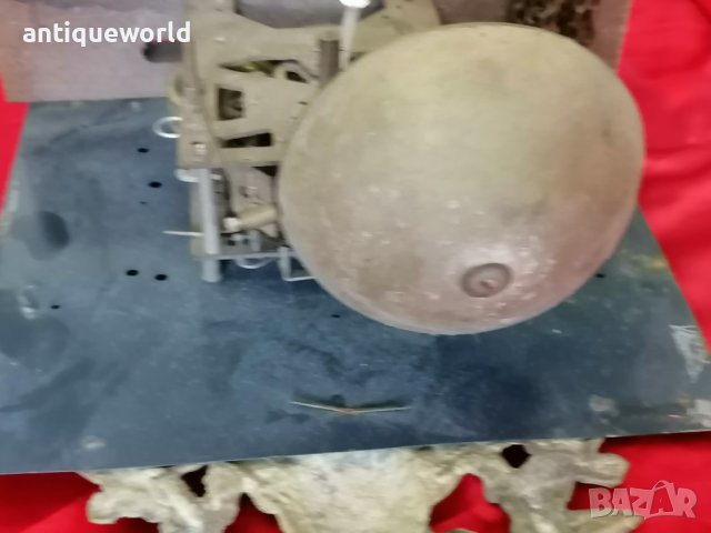 Стар Френски Часовников Механизъм за Паркетен Часовник, снимка 6 - Антикварни и старинни предмети - 41753784