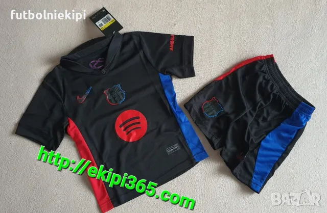 Последна - Детски екип Барселона черен 2024/25