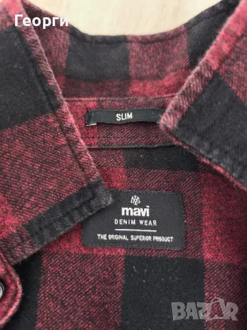 Черночервена риза, снимка 2 - Ризи - 50351761