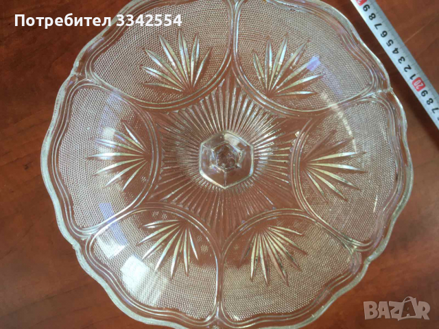 ФРУКТИЕРА СЪД СТЪКЛЕН РЕЛЕФ ДЕБЕЛОСТЕНЕН ОТ СОЦА, снимка 5 - Други - 36268524