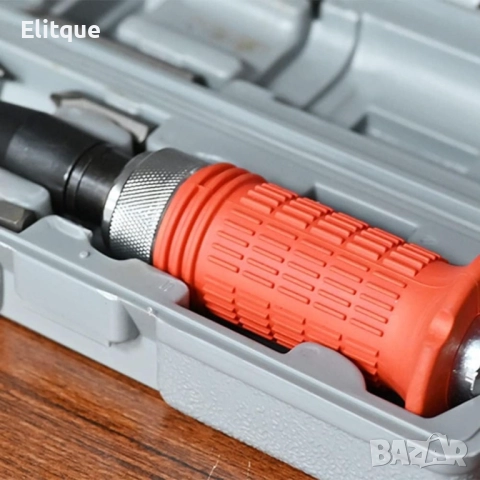 Комплект ударна отвертка в комплект с 6 броя накрайници в кутия, снимка 5 - Други стоки за дома - 52888991