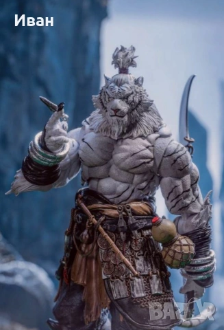 Ексклузивна екшън фигурка FuRay Planet Blade Master Weng (версия на White Tiger) в мащаб 1/12, снимка 4 - Фигурки - 53377814