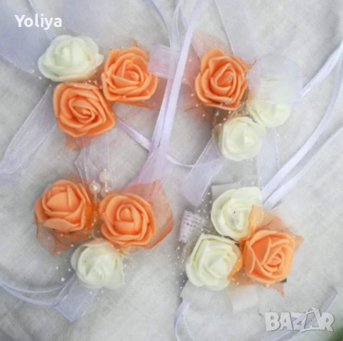 Сватбени бутониери и гривни, снимка 6 - Гривни - 51161441