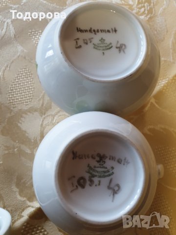 Порцеланов сет от кана,захарница и латиера -bavaria vohenstrauß johann seltmann, снимка 6 - Сервизи - 34724106