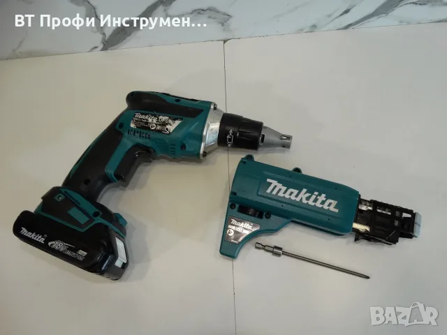 Makita DFS452 + магазин - Винтоверт за гипсокартон, снимка 3 - Винтоверти - 55996598