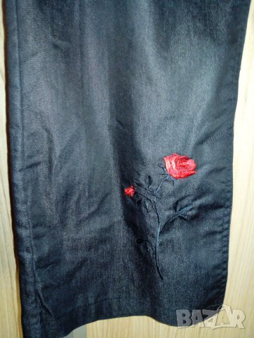 Макси панталон с апликация, снимка 5 - Панталони - 34181486