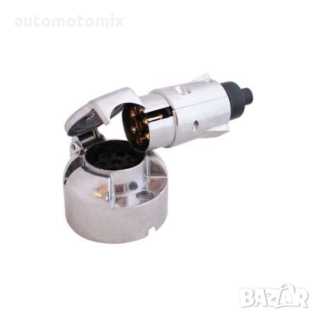 БУКСА ЗА РЕМАРКЕ Алуминий 7 пина 12V - 1802, снимка 3 - Аксесоари и консумативи - 33804110