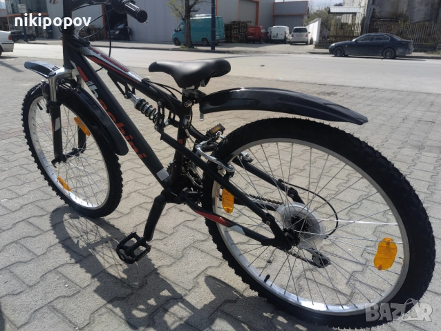 SPRINT Велосипед 24" Bachini Speed FSP черен.червен, снимка 8 - Велосипеди - 53848801