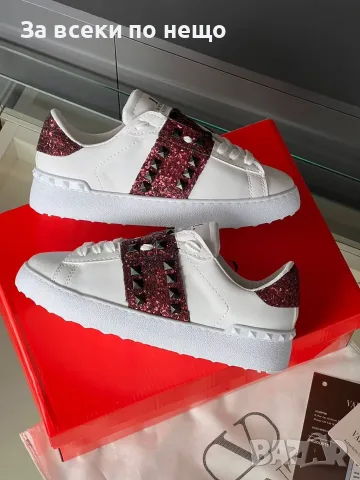 Valentino Дамски Маратонки Със Шипове👟Дамски Спортни Обувки Валентино - 4 Цвята Код SEM-604, снимка 8 - Маратонки - 55881392