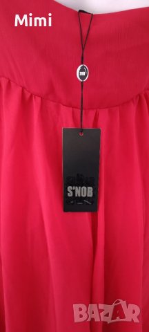 S'NOB  Червена Рокля L, снимка 4 - Рокли - 40215570