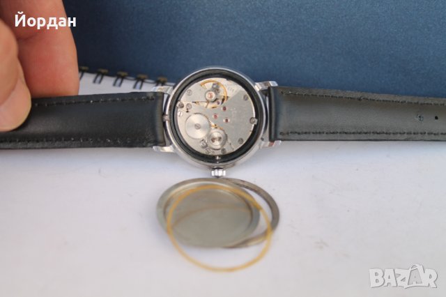 СССР часовник ''ПОЛЕТ'' 17 камъка стоманена каса 38 мм, снимка 9 - Антикварни и старинни предмети - 38729869