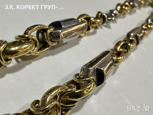 Златен синджир 14к, 41.53гр, снимка 10 - Колиета, медальони, синджири - 53236280