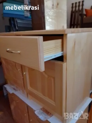 Нощни шкафчета- Масив. Налични!, снимка 4 - Шкафове - 35599959