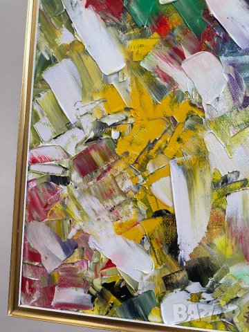 Авторска картина маслени бои с рамка, снимка 5 - Картини - 41529543