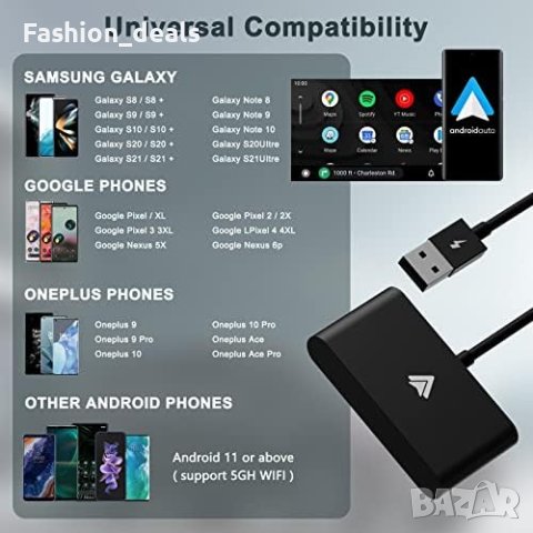 Нов Безжичен адаптер за Carplay Android Донгъл за кола / автомобил, снимка 7 - Друга електроника - 41181850