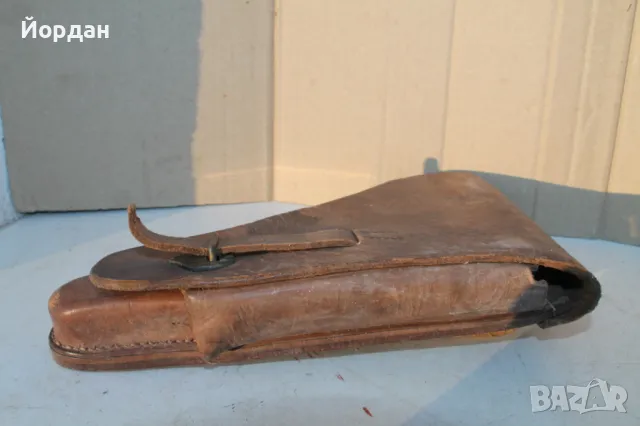 Кобур от естествена кожа за ''Люгер Р-08'', снимка 2 - Антикварни и старинни предмети - 48103050