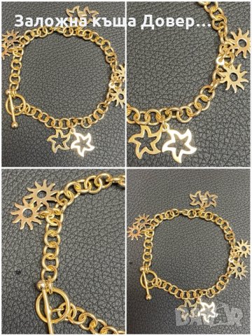 Златни синджири гривни плочка 14к 585 gold zlatni zlato, снимка 12 - Колиета, медальони, синджири - 34634011