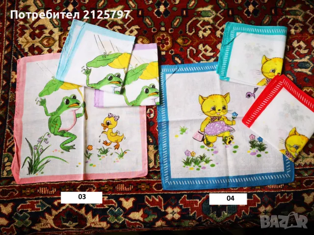 Детски носни кърпички, снимка 3 - Колекции - 49775296
