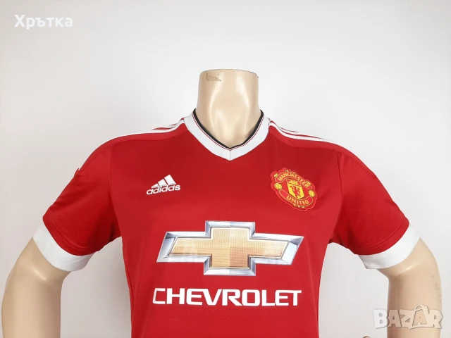 Adidas Manchester United - Оригинална мъжка футболна тениска размер M, снимка 6 - Тениски - 51070333
