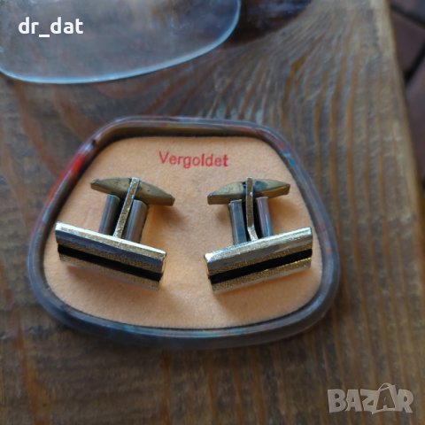 DDR копчета за ръкавели позлатени, снимка 2 - Други - 40697754