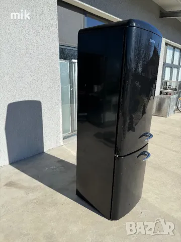 +гаранция Черен Ретро Хладилник Gorenje SMEG, снимка 2 - Хладилници - 49374170