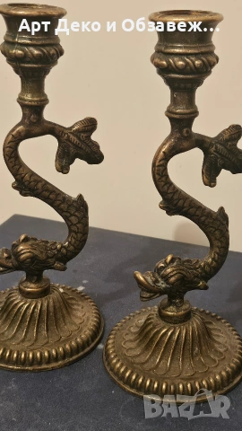 Зодиакални бронзови свещници, снимка 6 - Декорация за дома - 53662738