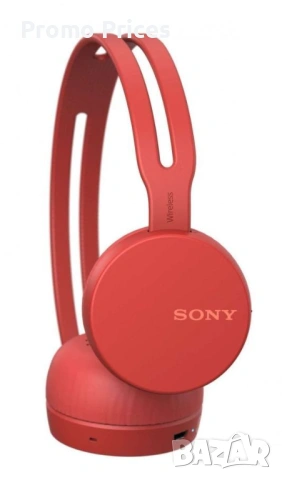 Promo Безжични слушалки Sony - WH-CH400, червени, снимка 3 - Слушалки и портативни колонки - 53123156