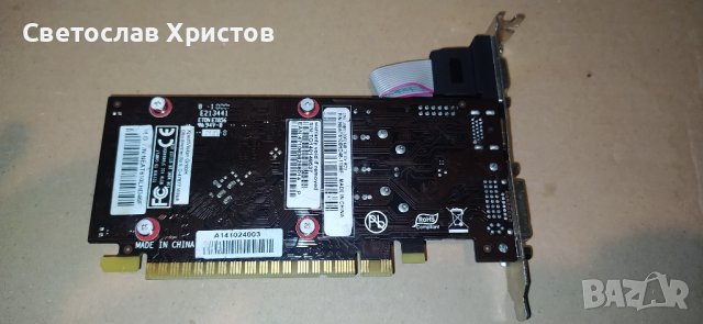 Продавам видео карта nVidia Palit GT610 2GB DDR3 64bit VGA DVI HDMI LP PCI-E, снимка 2 - Видеокарти - 41020058