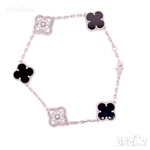 Златна мъжка гривна Cleef 12,15гр. 20,5см. 14кр. проба:585 модел:33721-5, снимка 4 - Гривни - 51375376